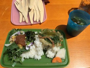 楽農くらぶ　ひなカフェさんのランチ